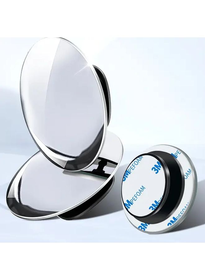 Car Blind Spot Mirror Wide Angle View Adhesive Screw Mounted For Trucks SUVs A Pack - Image 4
